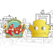 【联通官方】巴黎奥运会吉祥物浮雕冰箱贴-Team Phryces